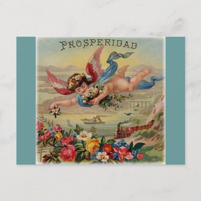 Prosperity Angel (prosperidad) postcard (Front)