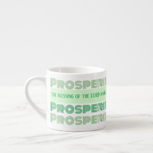 Prosperity Bible Verse Proverbs Espresso Cup
