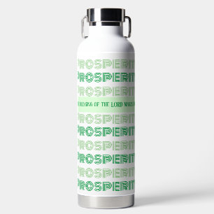 Prosperity Bible Verse Proverbs Water Bottle