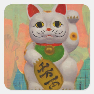 Prosperity Cat Stickers