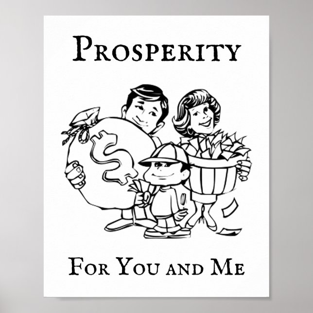 Prosperity For You and Me Poster (Front)