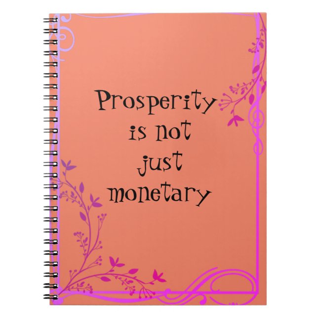 Prosperity  notebook (Front)