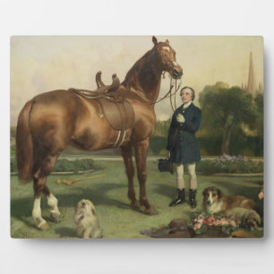 Prosperity (oil on canvas) plaque