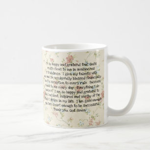 Prosperity Prayer for Abundance  Coffee Mug