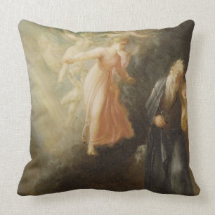 Prospero, Miranda and Ariel, from 'The Tempest', c Cushion
