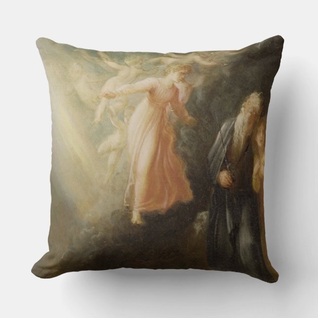 Prospero, Miranda and Ariel, from 'The Tempest', c Cushion (Front)