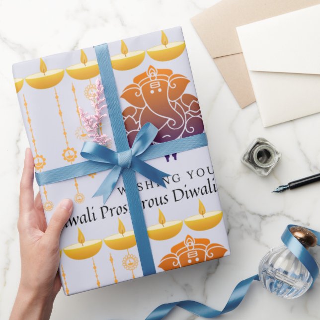 Prosperous Diwali Wrapping Paper (Gifting)