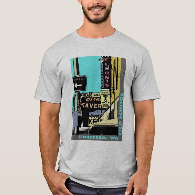 Prosser, WA  Old School T-Shirt (Front)