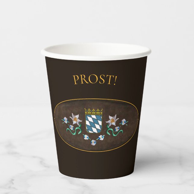 PROST! Bavaria  Paper Cups (Front)