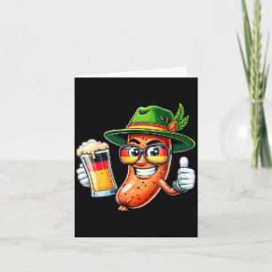 Prost Beer German American Flag Men Mug Card