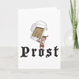 Prost German Drinking Card