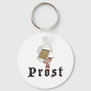 Prost German Drinking Key Ring