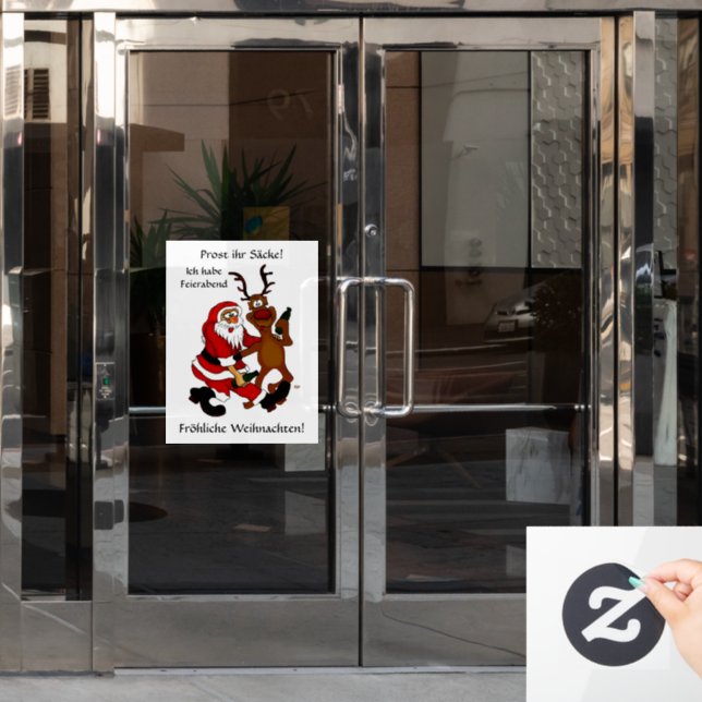 Prost it bags - Merry Christmas! German Text (Office Door)