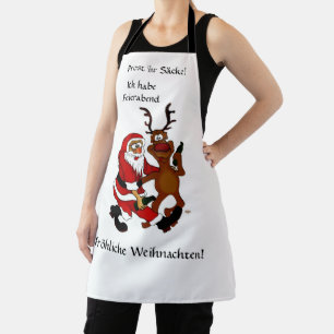 Prost it bags - Merry Christmas! German Text Apron