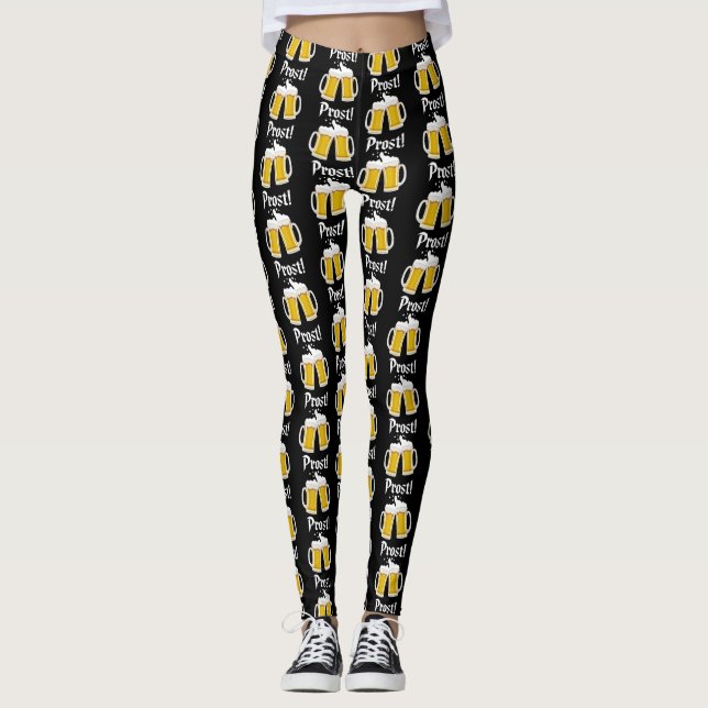 Prost Oktoberfest 2018 German Beer Festival Leggings (Front)