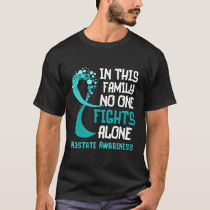 Prostate Awareness Blue Ribbon Hope Family Fighter T-Shirt