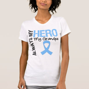 Prostate Cancer Always My Hero My Grandpa T-Shirt