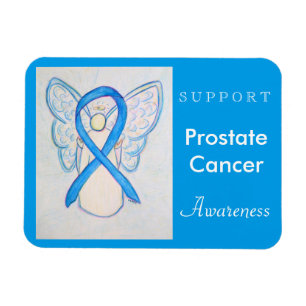 Prostate Cancer Awareness Angel Custom Magnet