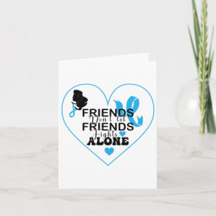 Prostate Cancer Awareness Boxing Friends  Card