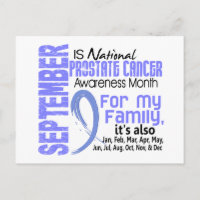 Prostate Cancer Awareness Month For My Family