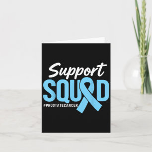 Prostate Cancer Awareness Support Squad Light Blue Card