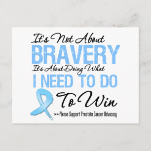 Prostate Cancer Battle Postcard