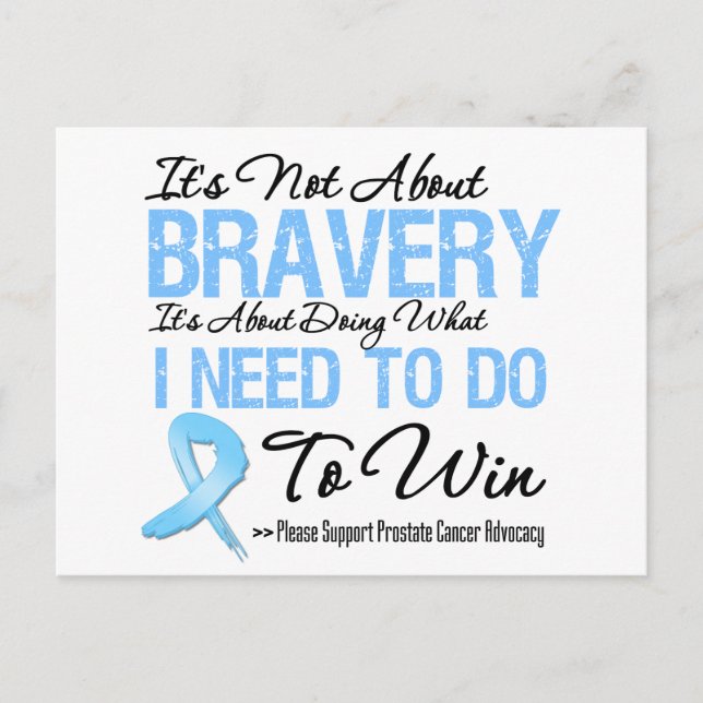 Prostate Cancer Battle Postcard (Front)