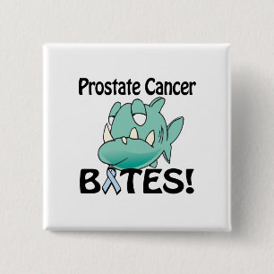 Prostate Cancer BITES 15 Cm Square Badge