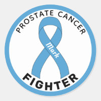  Prostate Cancer Fighter Ribbon White 