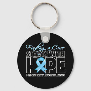 Prostate Cancer Finding a Cure Starts With Hope Key Ring