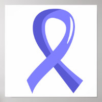 Prostate Cancer Light Blue Ribbon 3