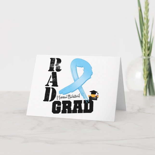 Prostate Cancer Radiation Therapy RAD Grad Card (Front)