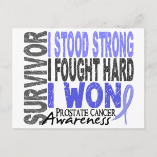 Prostate Cancer Survivor 4 Postcard