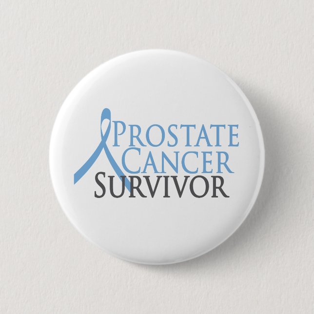 Prostate Cancer Survivor 6 Cm Round Badge (Front)