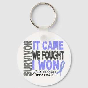Prostate Cancer Survivor It Came We Fought I Won Key Ring