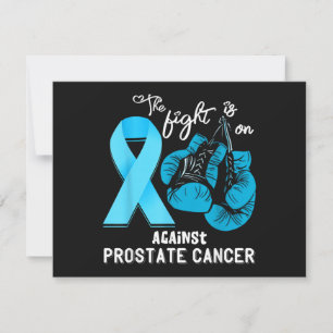 Prostate Cancer The Fight is On Prostate Cancer Aw Thank You Card