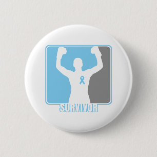 Prostate Cancer Winning Survivor 6 Cm Round Badge