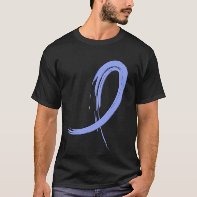 Prostate Cancer's Light Blue Ribbon A4 T-Shirt (Front)