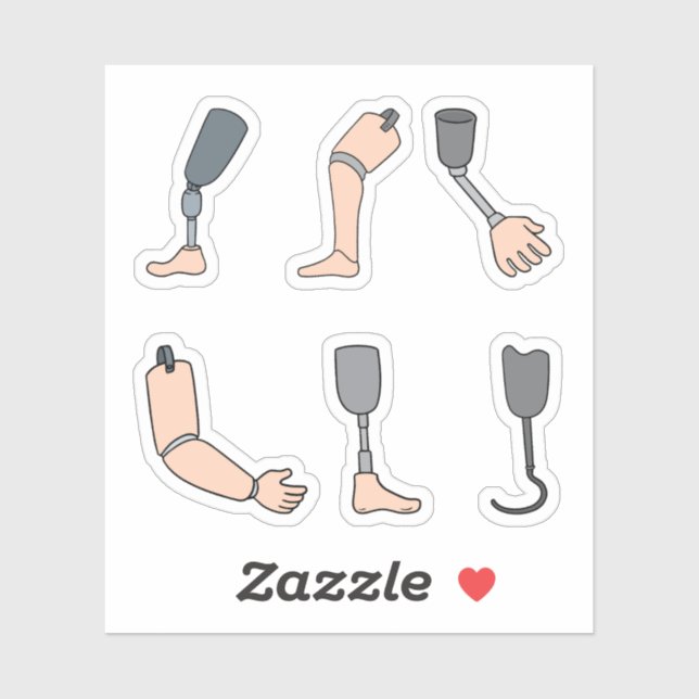Prosthetic Stickers (Sheet)
