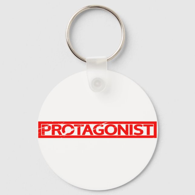 Protagonist Stamp Key Ring (Front)