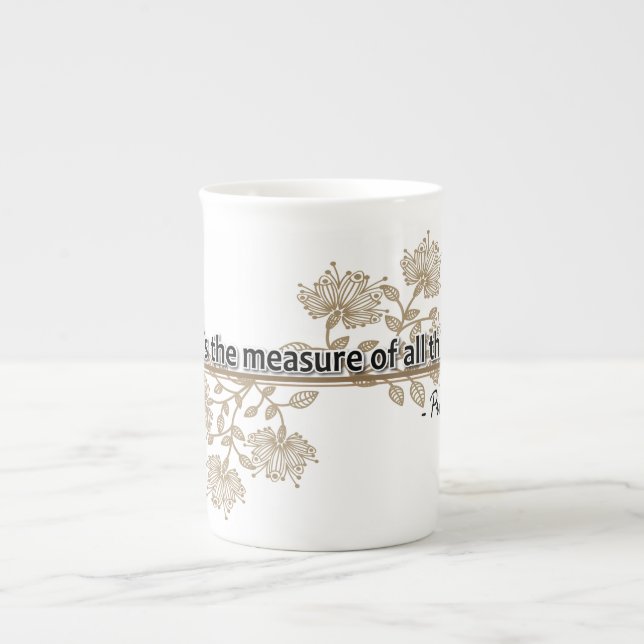 Protagoras Bone China Mug (Front)