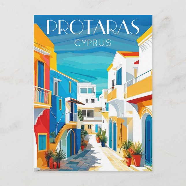 Protaras cyprus - eastern Cyprus Postcard (Front)