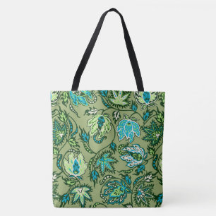 Protea Batik Hawaiian Tropical Floral Beach Bag