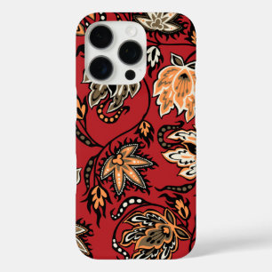 Protea Batik Hawaiian Tropical Floral iPhone 16 Pro Case