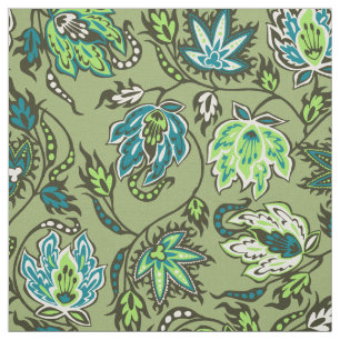 Protea Batik Hawaiian Tropical Floral Fabric