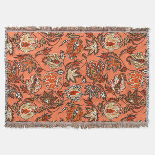 Protea Batik Hawaiian Tropical Throw Blanket