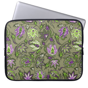 Protea Batik Tropical Neoprene Wetsuit Laptop Sleeve