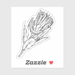 Protea Black & White custom sticker I