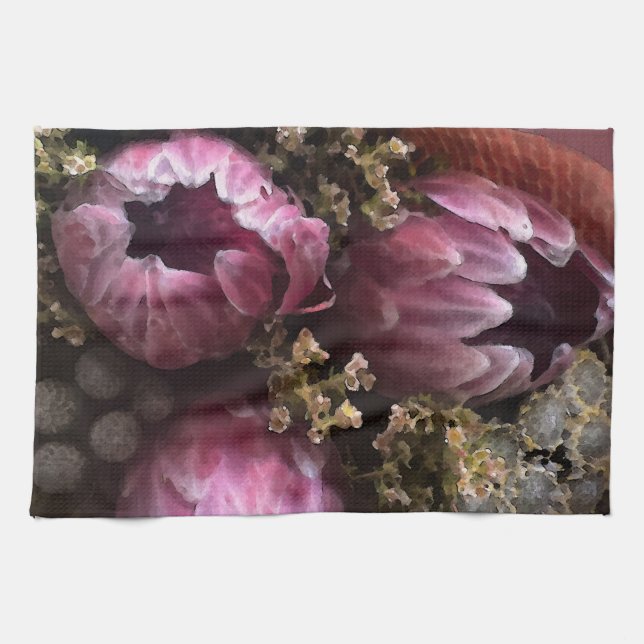 Protea Bouquet Tea Towel (Horizontal)