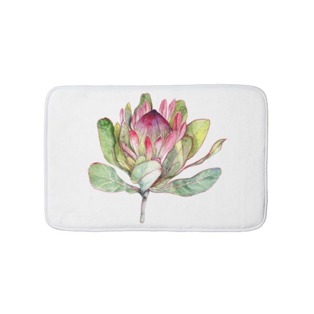 Protea Flower Bath Mat (Front)